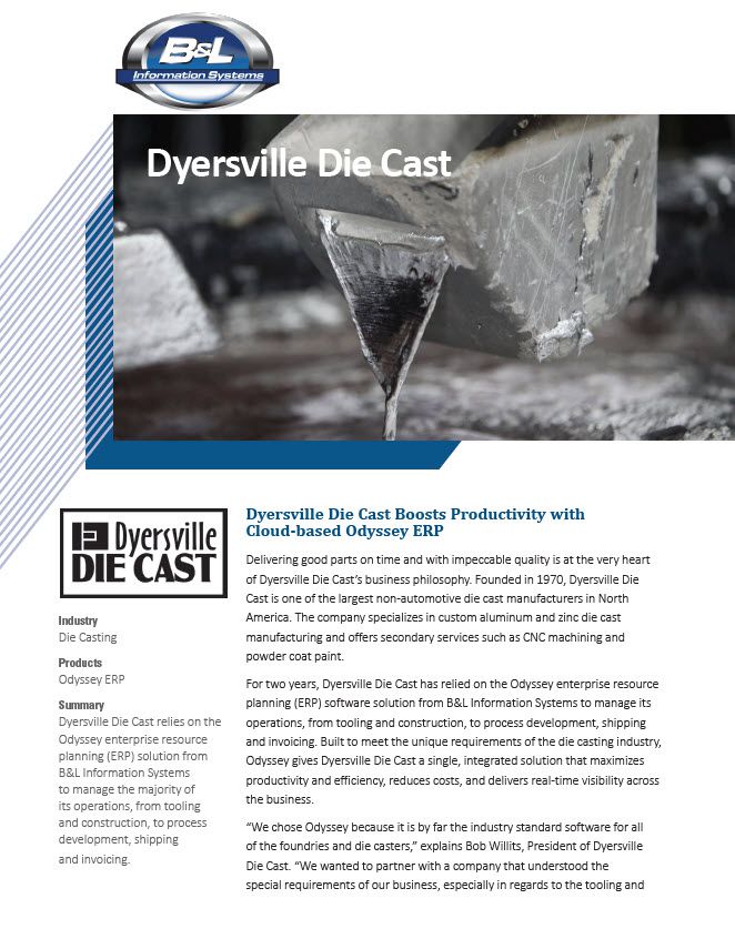 Dyersville Die Cast Story